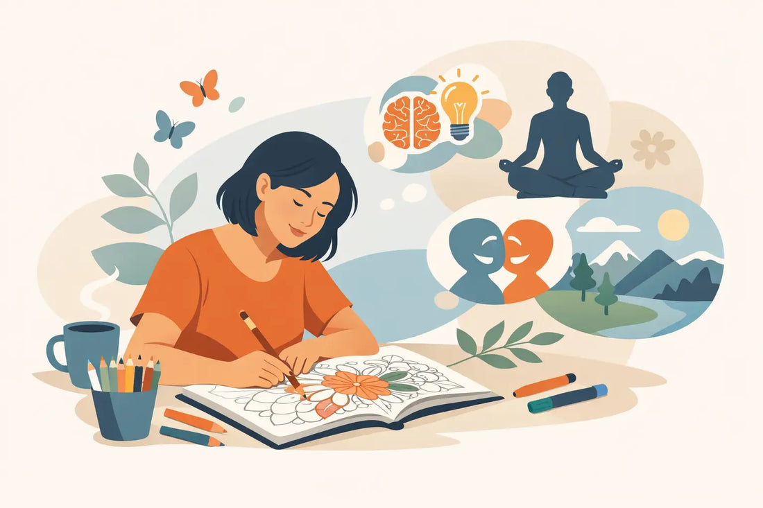 9 Benefits of Coloring Books for Adults