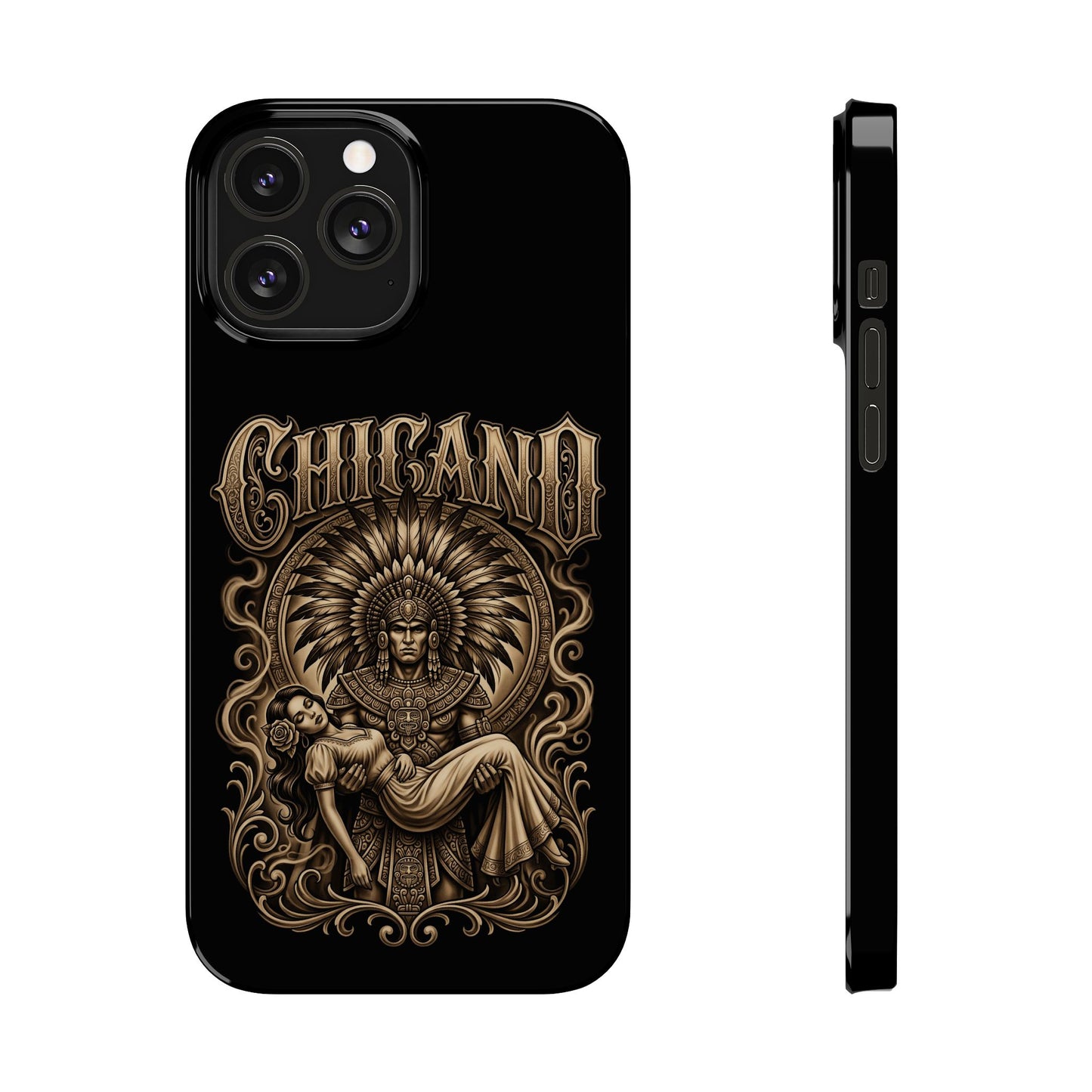 Chicano Aztec Slim Phone Case  Protective Cover