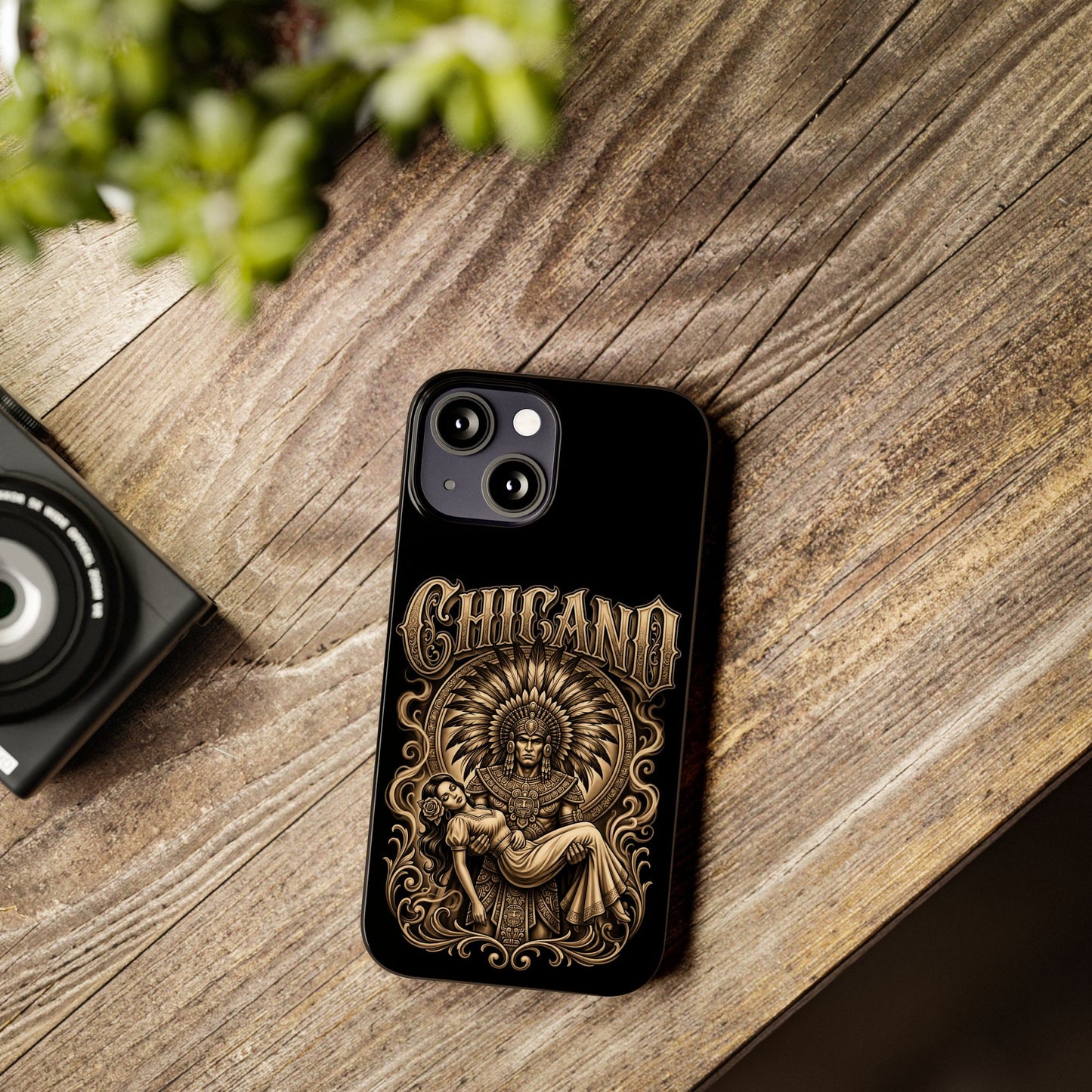 Chicano Aztec Slim Phone Case  Protective Cover