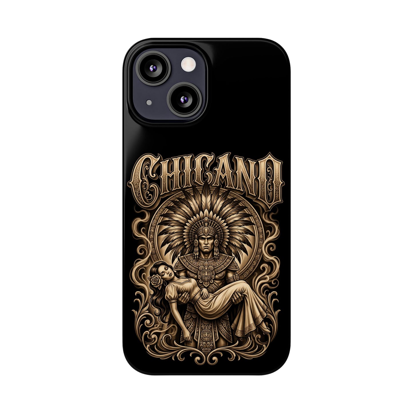 Chicano Aztec Slim Phone Case  Protective Cover