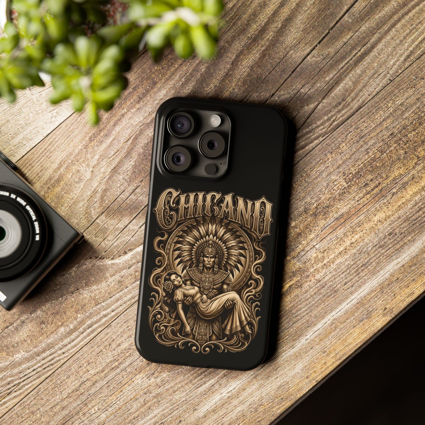 Chicano Aztec Slim Phone Case  Protective Cover