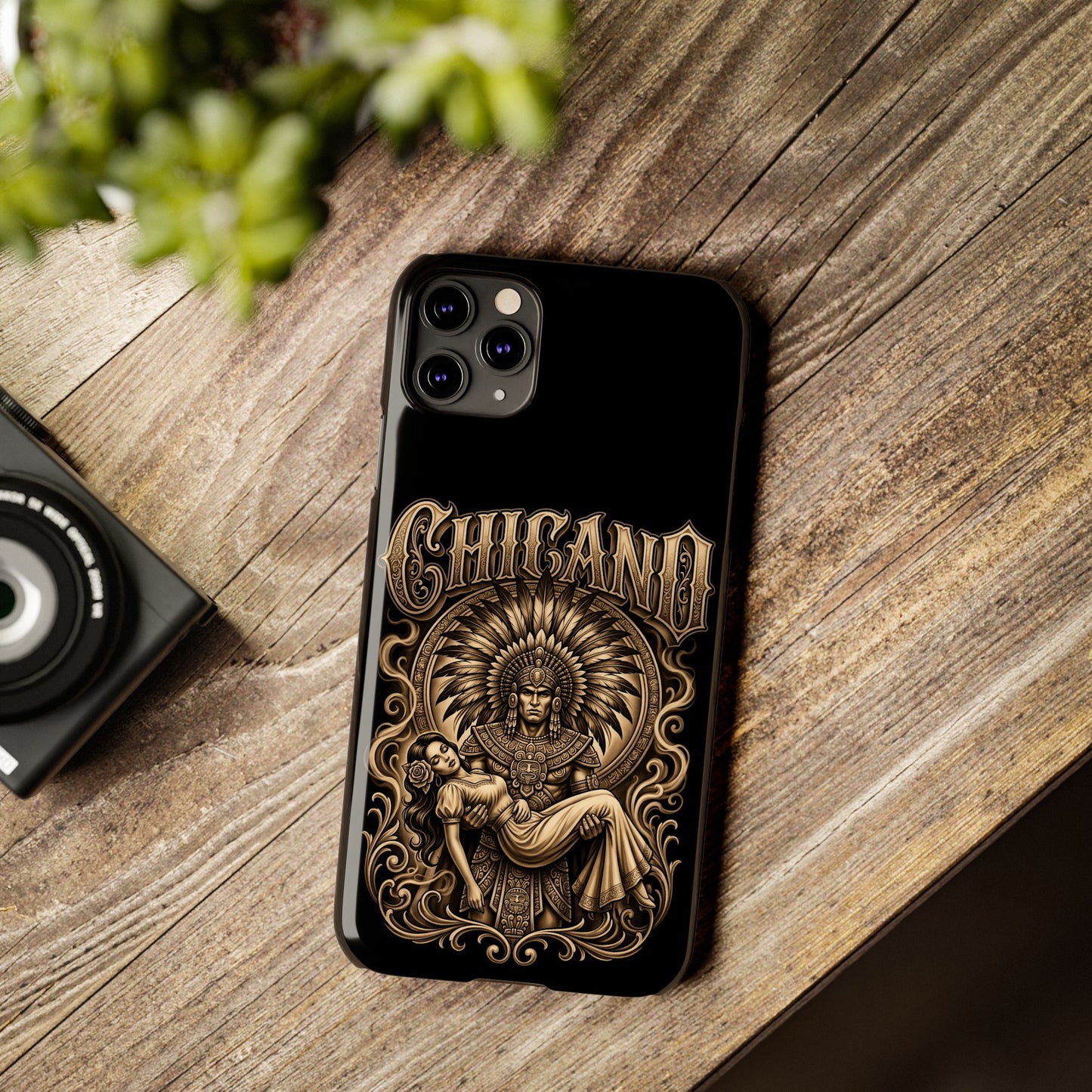 Chicano Aztec Slim Phone Case  Protective Cover