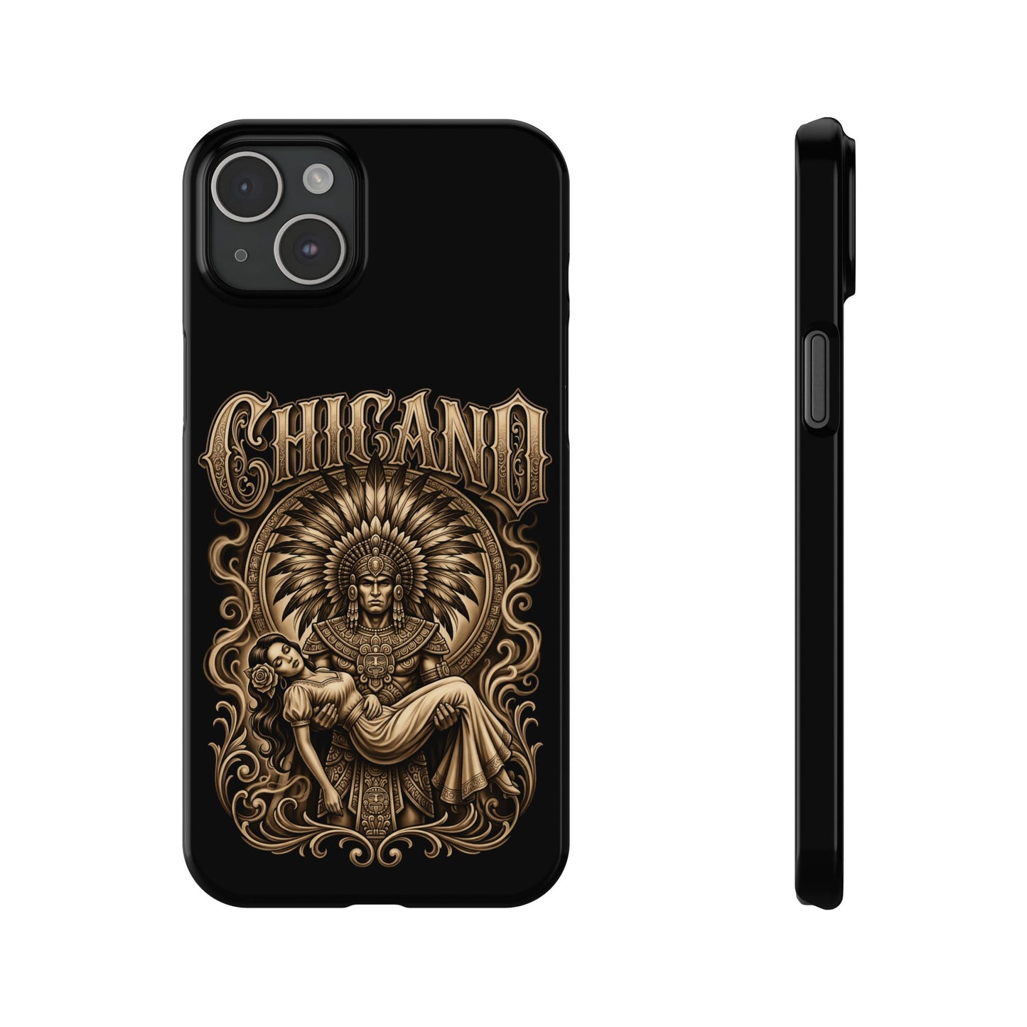 Chicano Aztec Slim Phone Case  Protective Cover