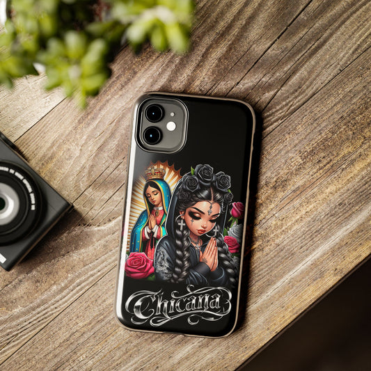 Chicana Virgen Prayer Design (Protective Art Case)
