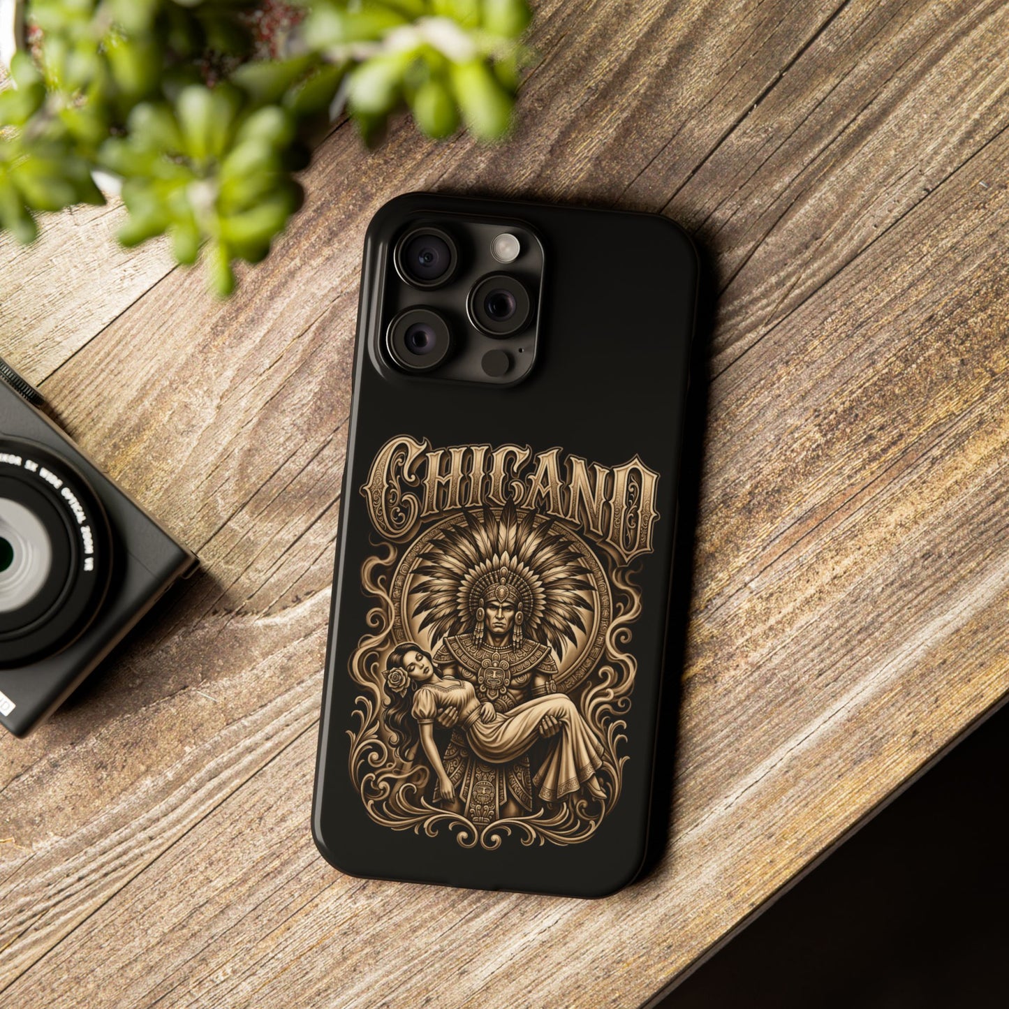 Chicano Aztec Slim Phone Case  Protective Cover