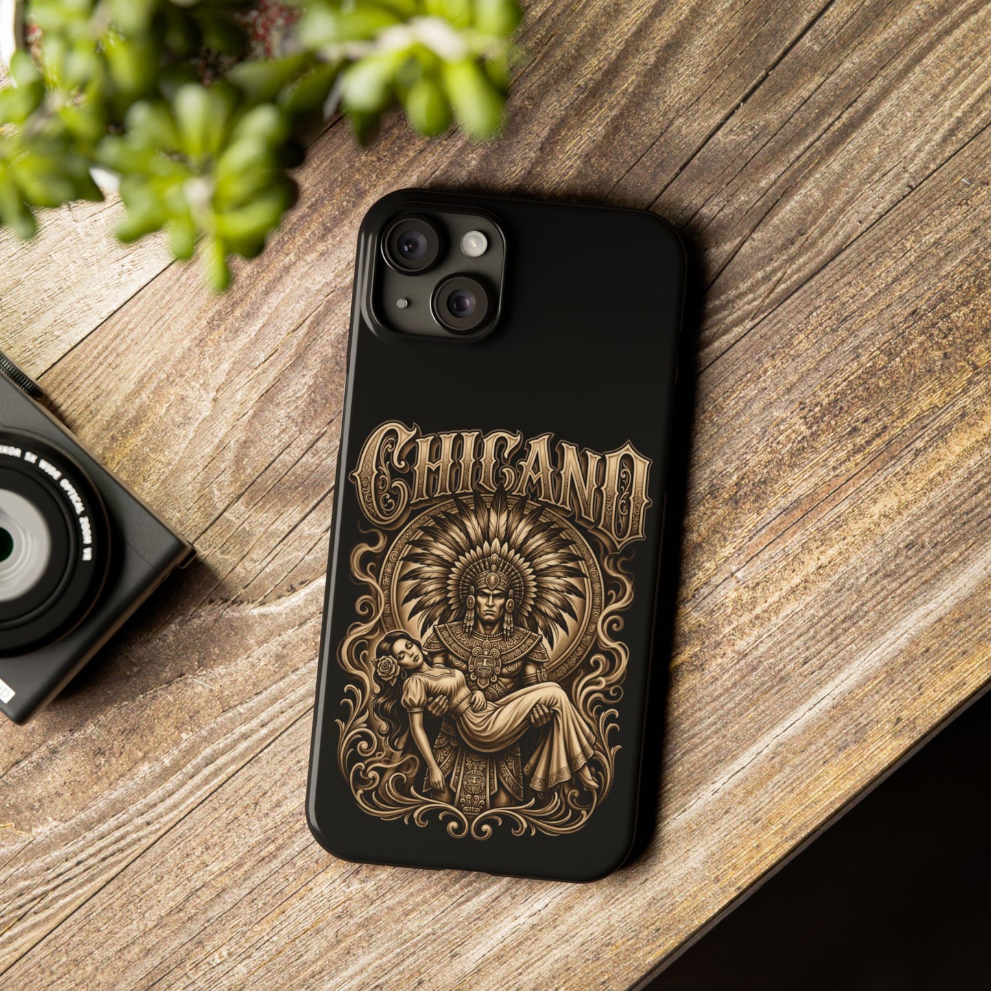 Chicano Aztec Slim Phone Case  Protective Cover