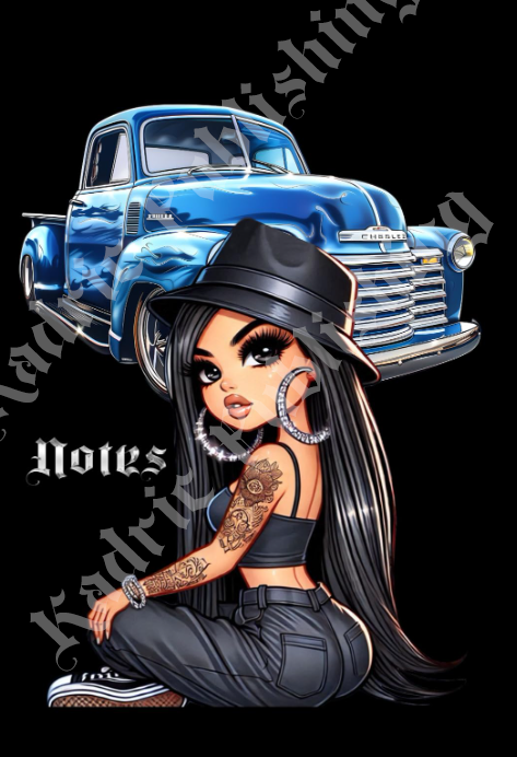 Chicana US/Mexico Flag Notebook: 200 Lined pages Paperback