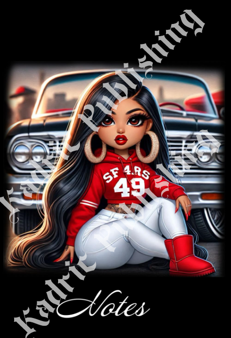 Chicana Football Fan Notebook: 200 Lined Pages Paperback