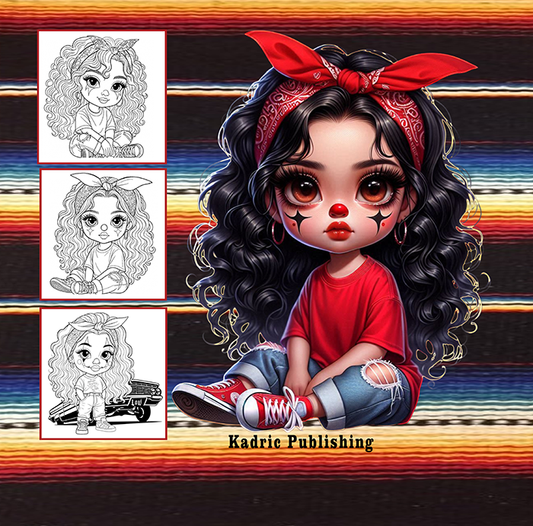 Lil Payasas Coloring Book - 20 Easy Images Paperback