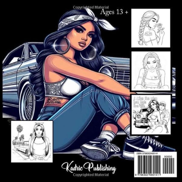 Homegirls Adult Coloring Book: Ages 13+ Paperback