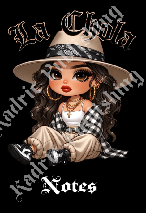 La Chola Notebook: 200 Lined page Notebook Paperback