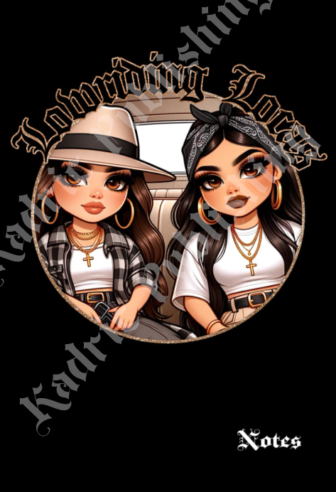 Lowriding Locas - Notebook: 200 Lined Pages Paperback