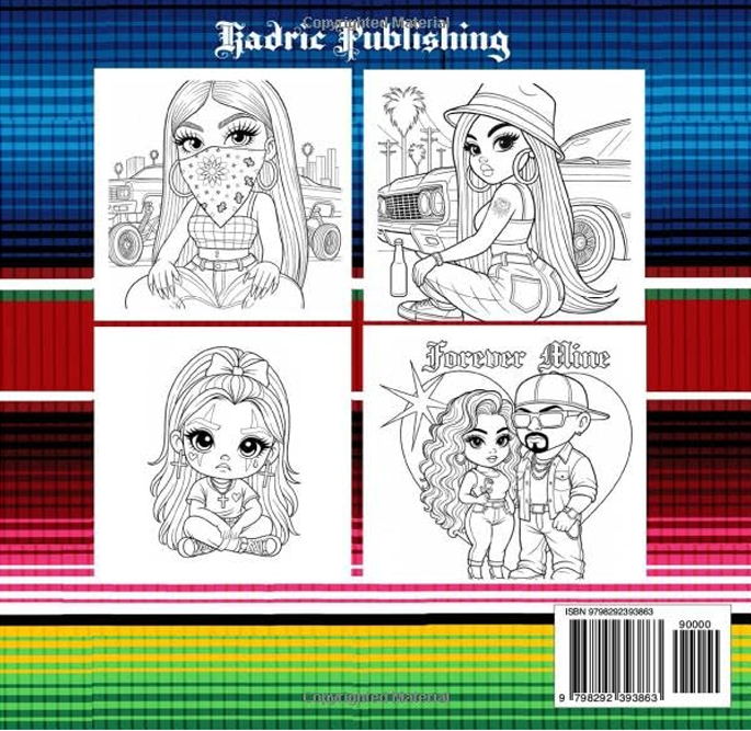 Lowrider For Life -80 Unique Images: Adult Coloring Book Paperback