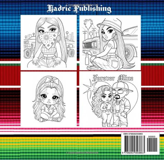 Lowrider For Life -80 Unique Images: Adult Coloring Book Paperback