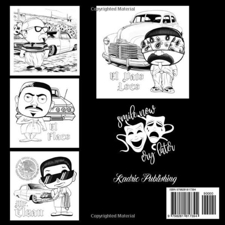 Vatos Adult Coloring Book