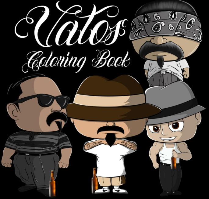 Vatos Adult Coloring Book